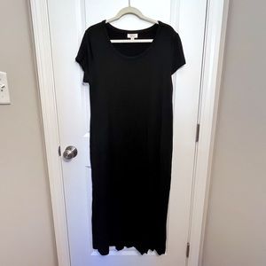 Style & Co Petite Black Maxi Dress, XL